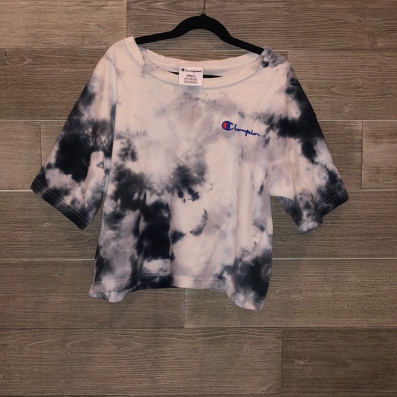 Champion Tops - Girls champion tie dye size small crop tee